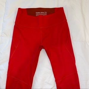 Red Outdoor Voices Move Free 3/4 Legging